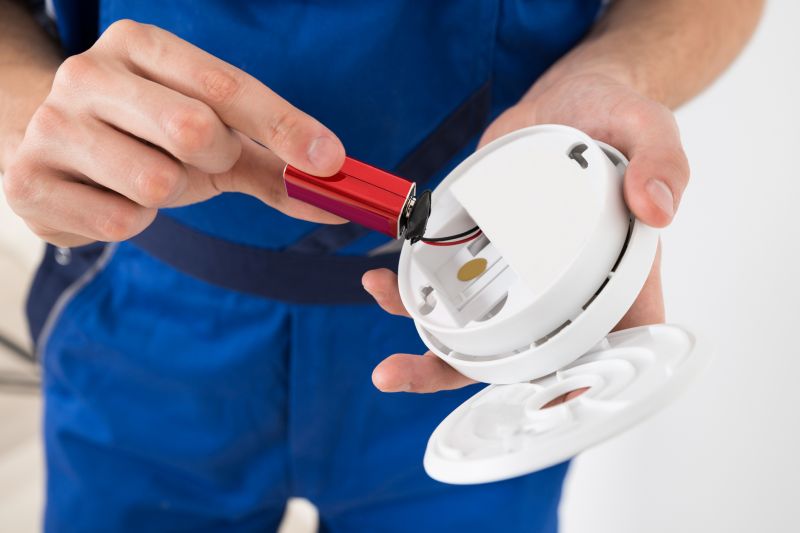 Products For Smoke Detector Battery Replacements in use